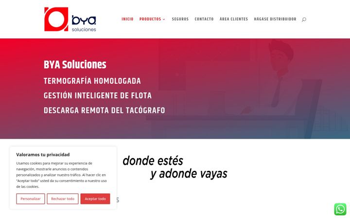 Screenshot of bya-soluciones.es