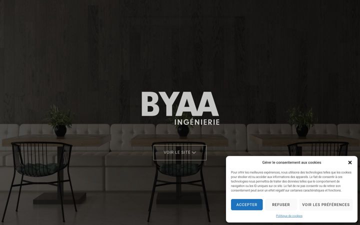 Ekrano kopija byaa-ingenierie.fr