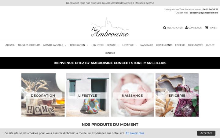 Screenshot of byambroisine.fr