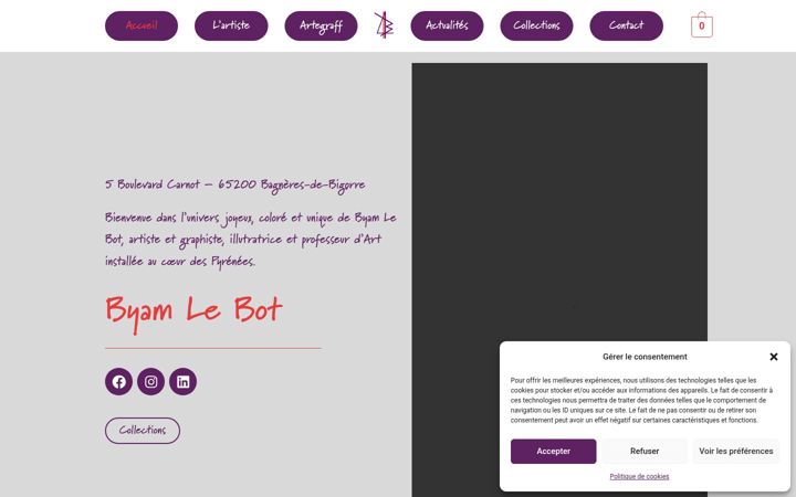Ekrano kopija byamlebot.fr
