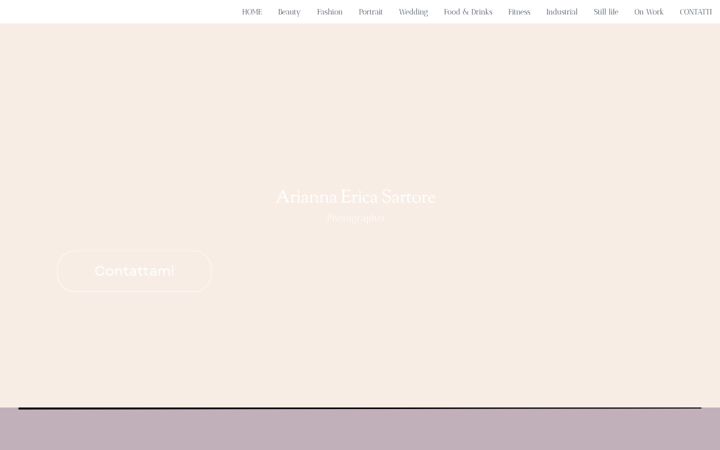 Screenshot of byariannaericasartore.it