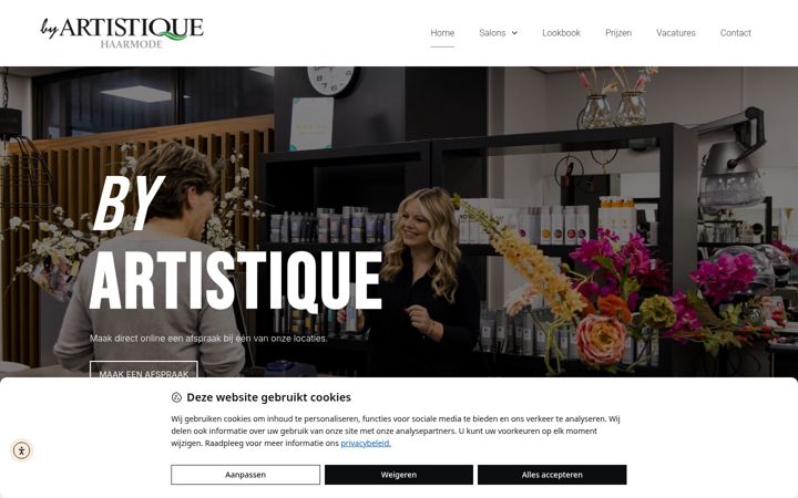 Screenshot του byartistique.nl