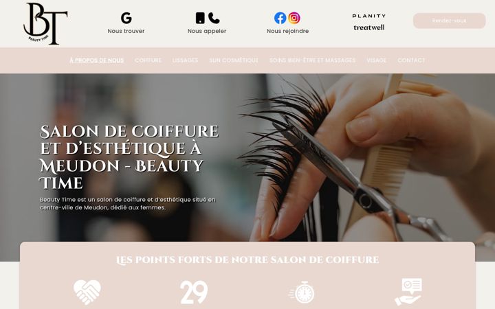 Screenshot of bybeautytime.fr