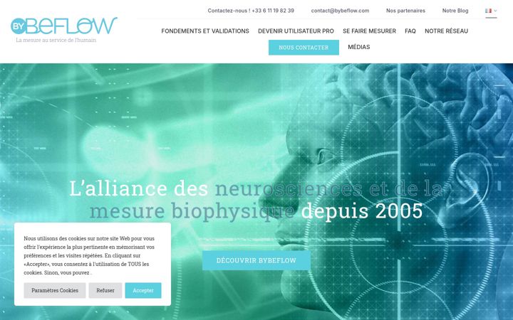 Screenshot of bybeflow.com