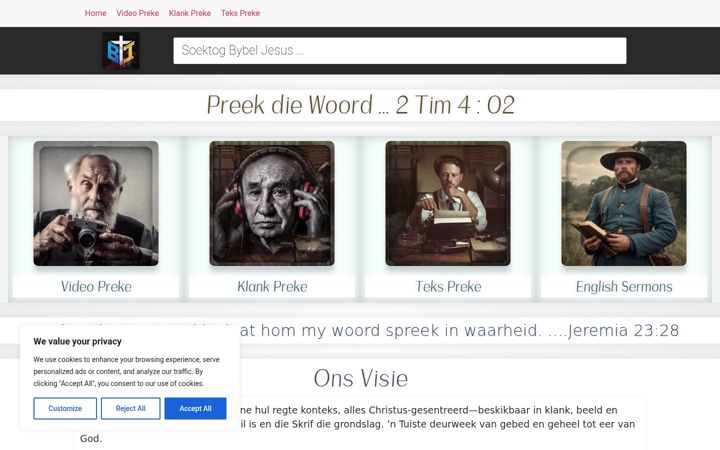 Screenshot of bybeljesus.com