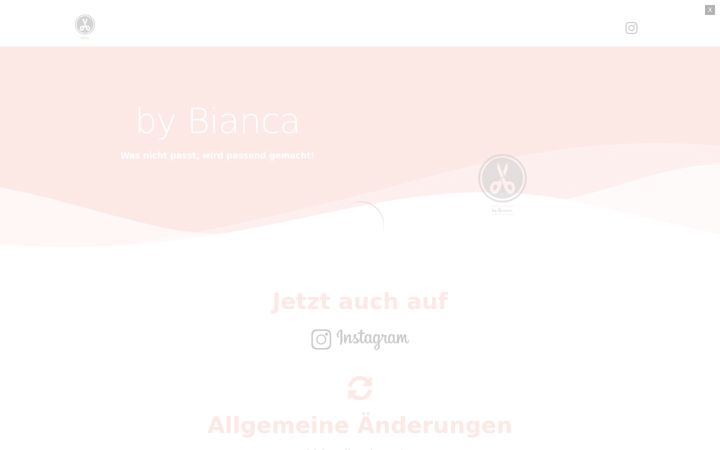 Screenshot of bybianca.de