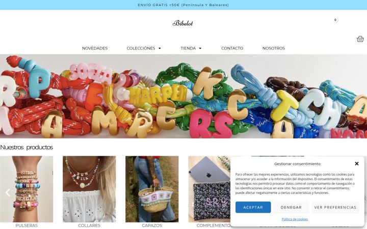 Screenshot of bybibelot.com