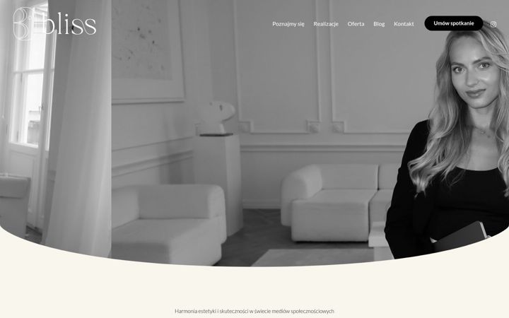 Screenshot of bybliss.pl