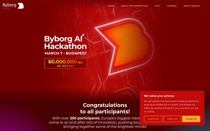 Screenshot of byborg.ai