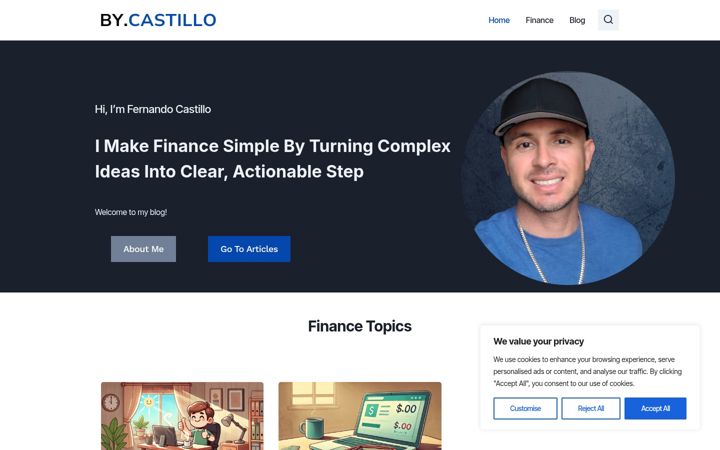 Screenshot of bycastillo.com