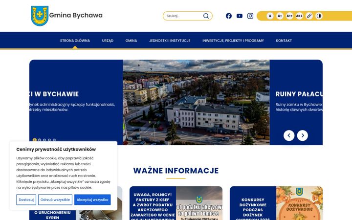 Screenshot of bychawa.pl