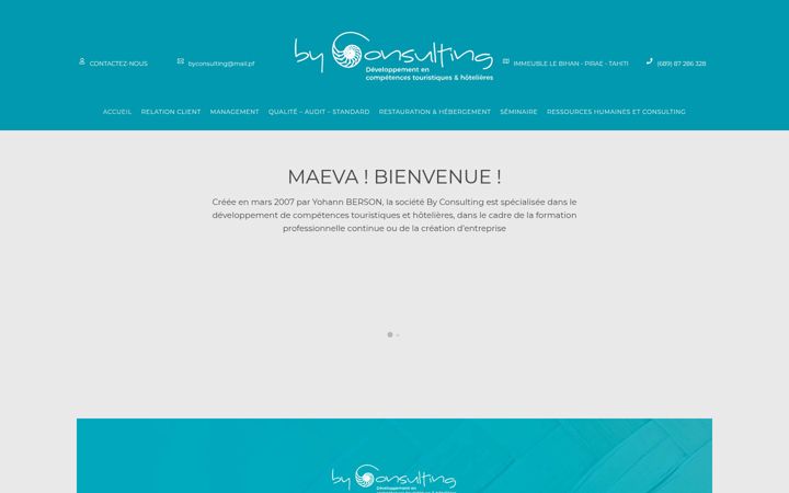 Screenshot of byconsultingtahiti.com