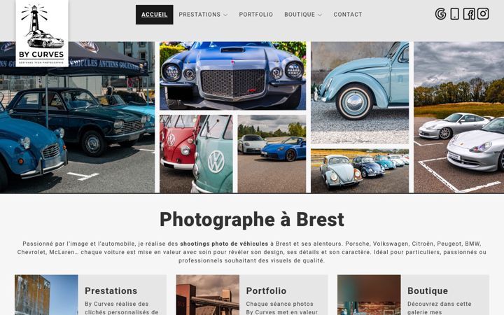 Screenshot of bycurves-photographie.fr