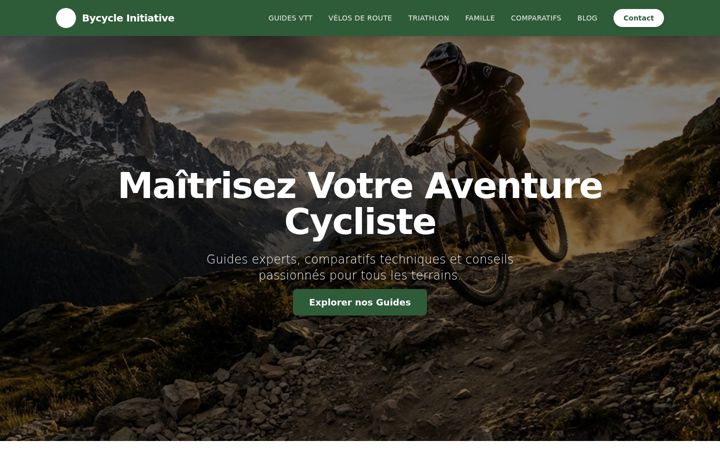 Screenshot of bycycle-initiative.org