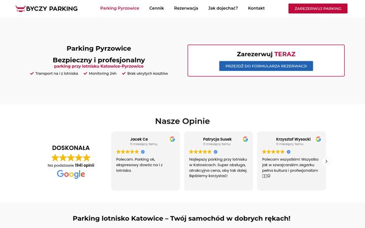 Screenshot di byczyparking.pl