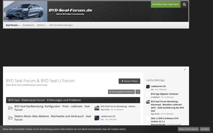 Screenshot of byd-seal-forum.de
