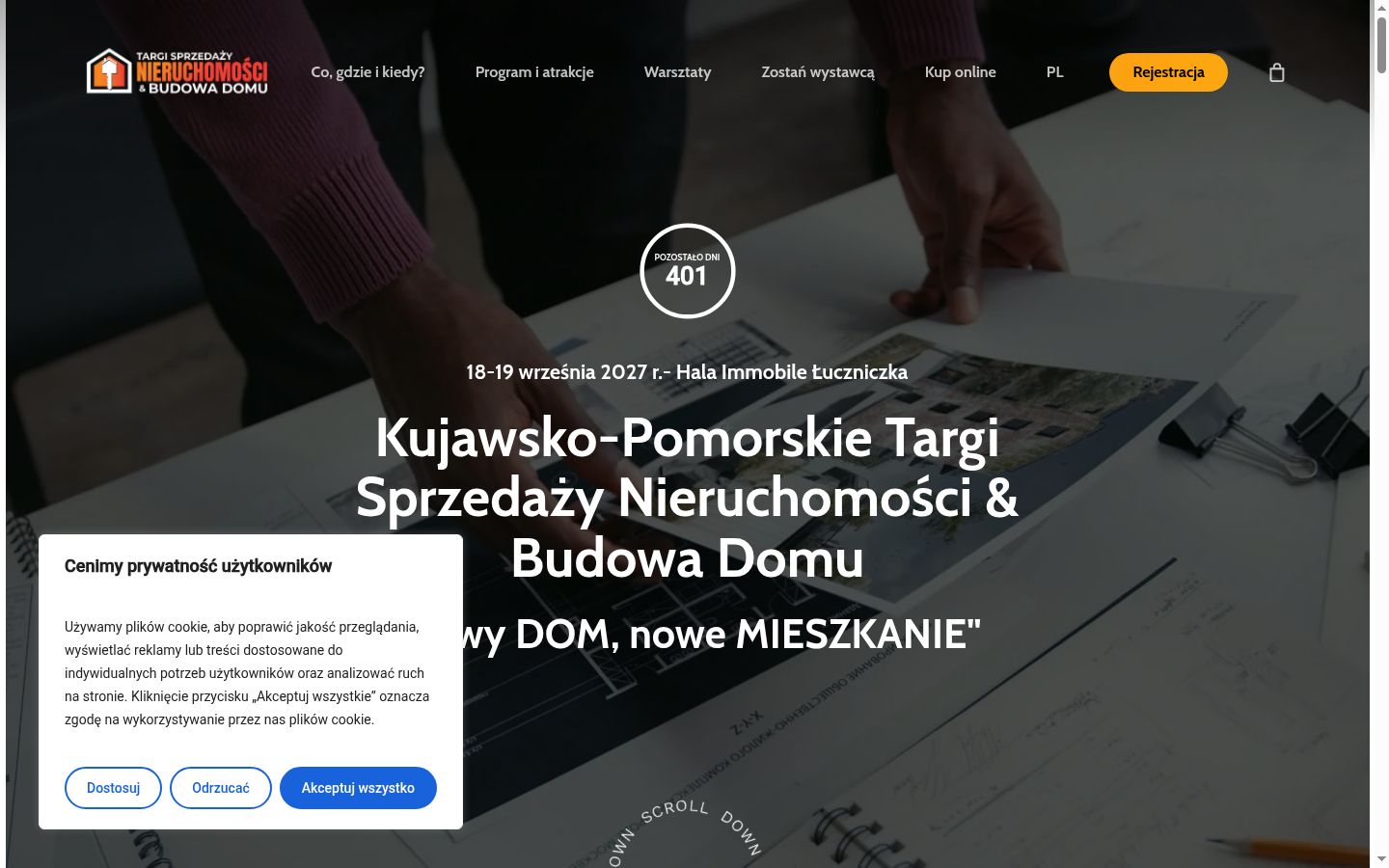 Snímek obrazovky baneru souhlasu zobrazeného před jakoukoli interakcí