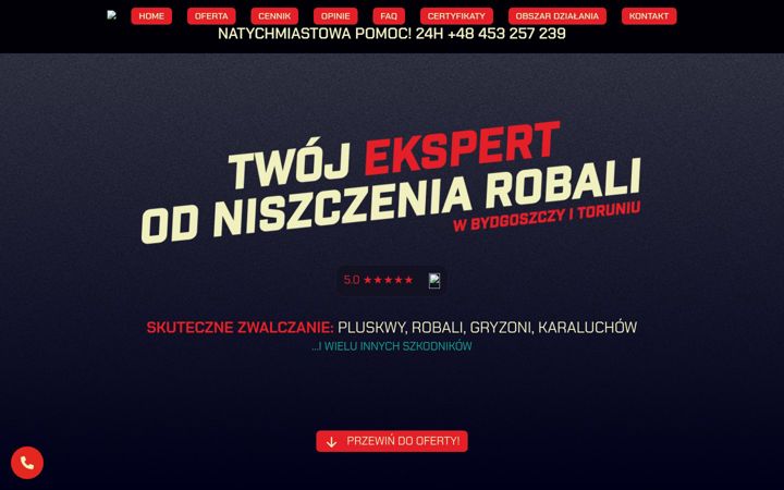 Screenshot of bydgoszcz-pestkillermario.pl