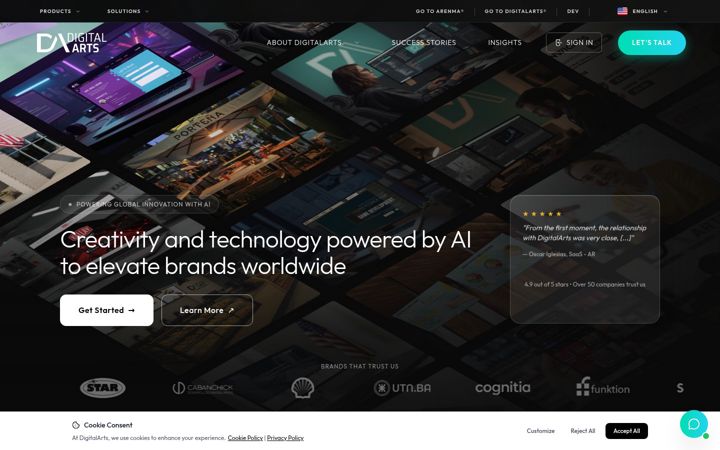 Screenshot of bydigitalarts.com