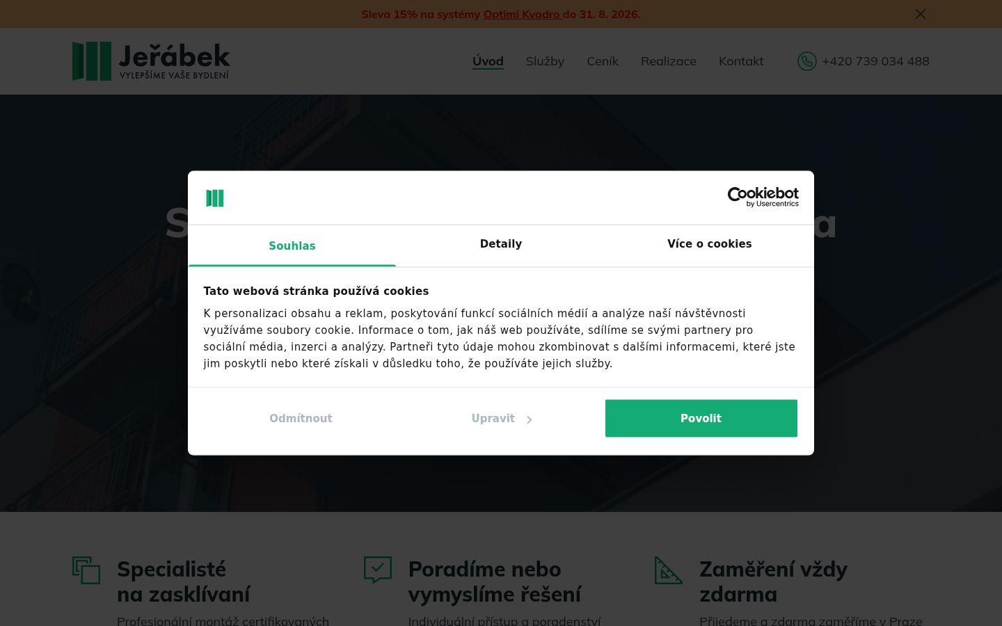 Képernyőkép a bármilyen interakció előtt megjelenő hozzájárulási bannerről