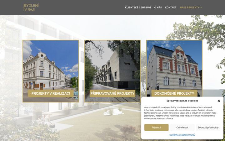 Screenshot of bydlenivraji.info