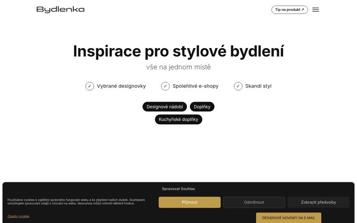 Screenshot of bydlenka.cz