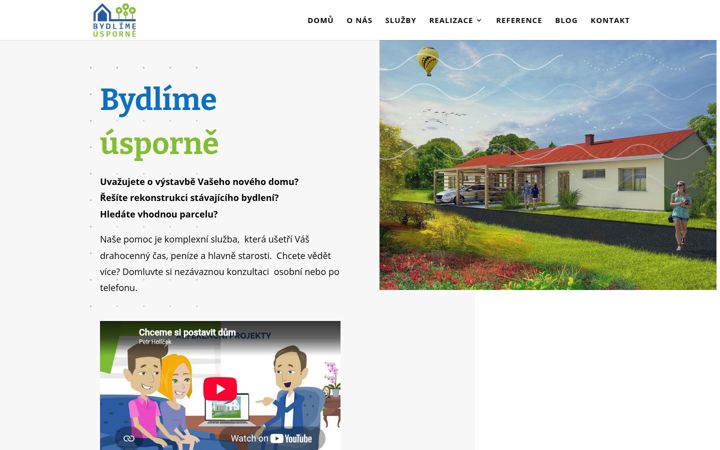 Zrzut ekranu bydlimeusporne.cz