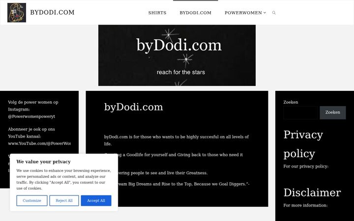 Screenshot of bydodi.com