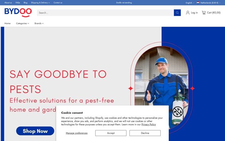 Screenshot του bydoo.nl