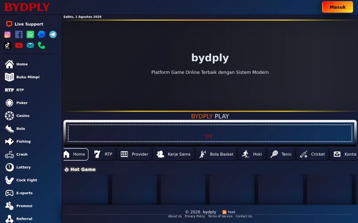 Screenshot of bydply.com