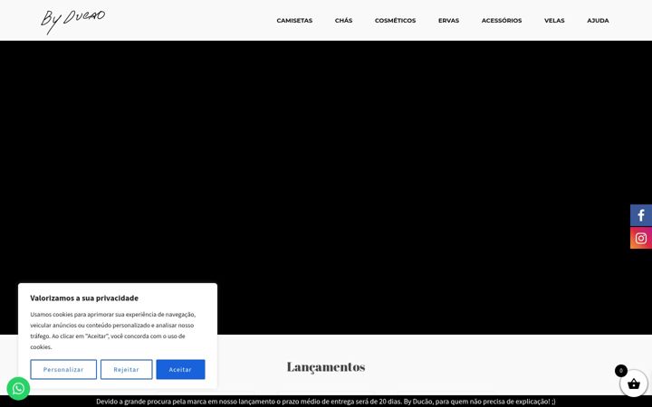 Screenshot stránky byducao.com.br