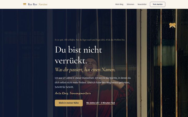 Screenshot of bye-bye-narzisst.com