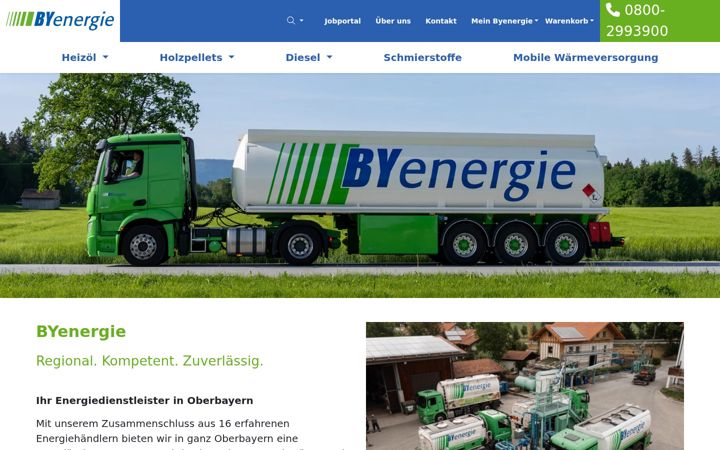Screenshot di byenergie.de