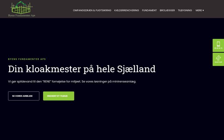 Snimka zaslona za byens-f.dk