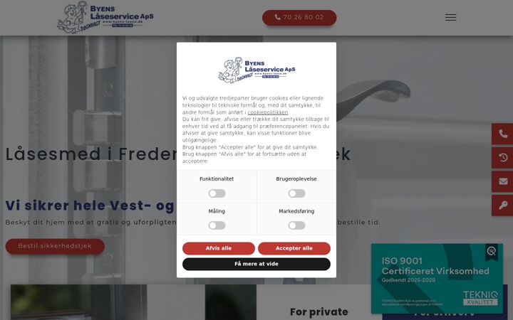 Snimka zaslona za byens-laase.dk