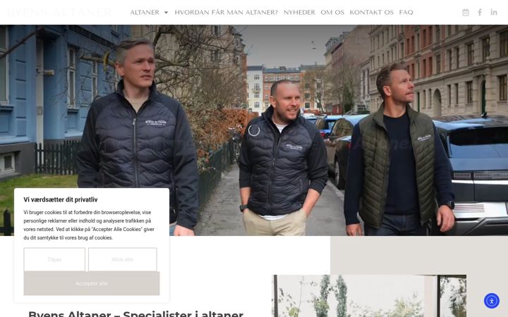 Snimka zaslona za byensaltaner.dk