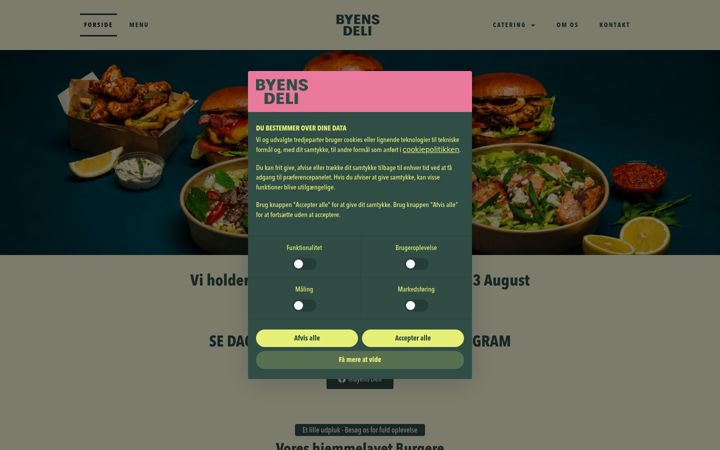 Snimka zaslona za byensdeli.dk