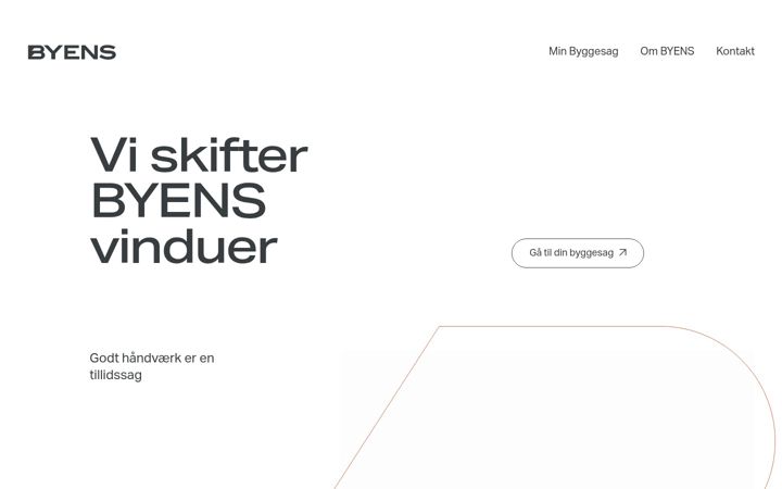 Screenshot of byensinfo.dk