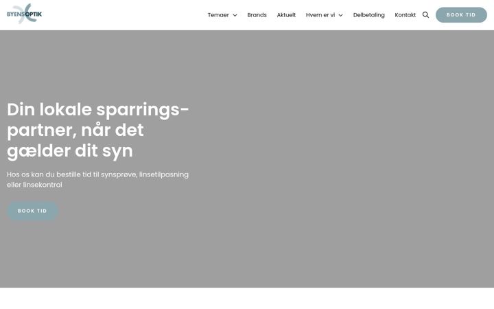 Snímek obrazovky byensoptik.dk
