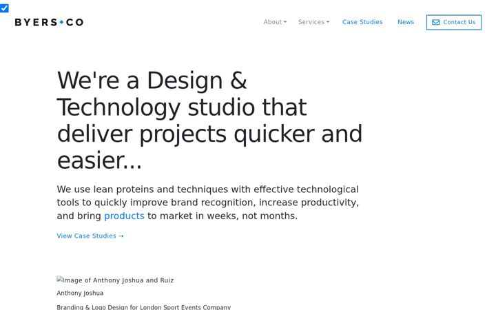 Screenshot of byersand.co