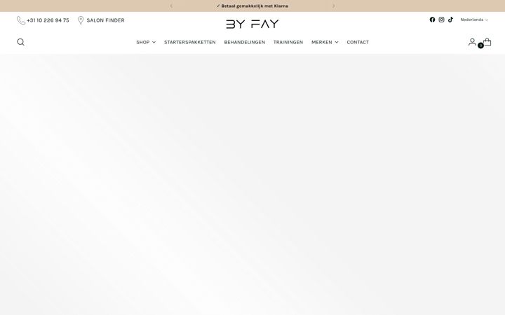 Screenshot of byfay.nl