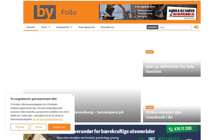 Screenshot of byfollo.no