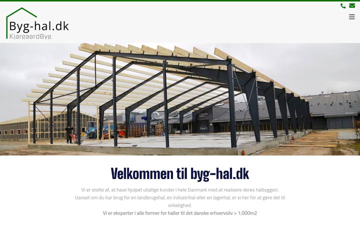 Screenshot of byg-hal.dk