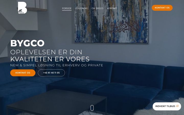 Screenshot di bygco.dk