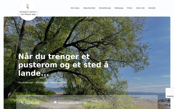 Ekraanipilt saidist bygdoygestalt.no