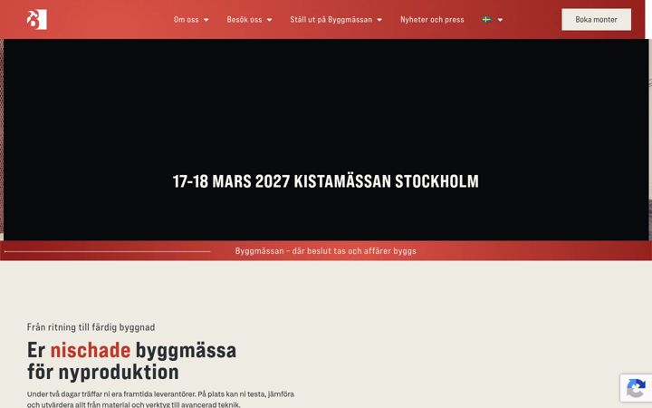 Snimka zaslona za bygg-goteborg.se