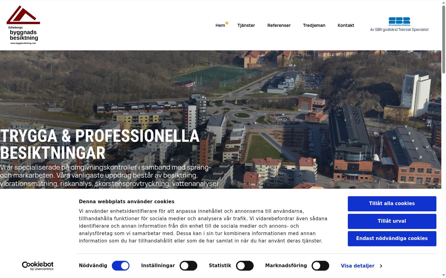 Screenshot tal-banner tal-kunsens muri qabel kwalunkwe interazzjoni