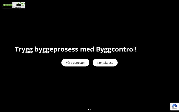 Screenshot van byggcontrol.no