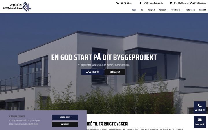 Snímek obrazovky byggedesign.dk