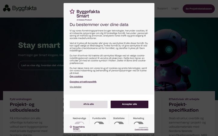 Snímek obrazovky byggefakta.dk